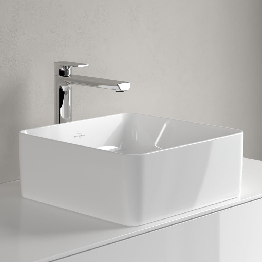 Lifestyle image of Villeroy & Boch Collaro 380mm Square Countertop Basin